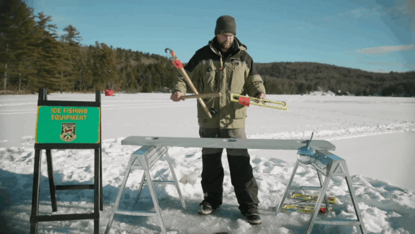 Virtual Ice Fishing Clinic- How to Set a Tip Up
