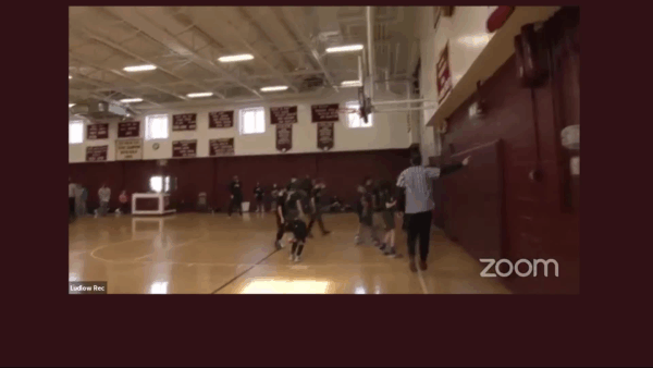 Rec. Basketball at Ludlow Community Ctr.- Spfld. Green vs Black