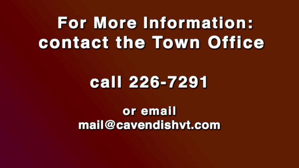 Cavendish Selectboard 4/12
