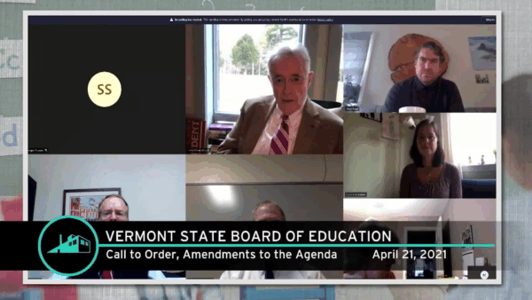 Vermont State Bd. of Education 4/21
