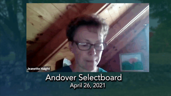Andover Selectboard 4/26