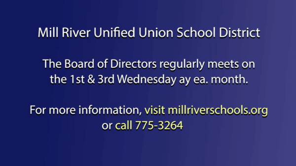 Mill River Unified School District 4/7