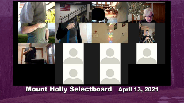 Mount Holly Selectboard 4/13