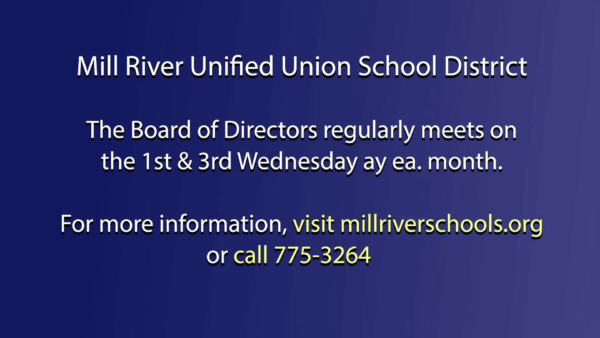 Mill River Unified School District 5/19