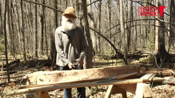 Stuck in Vermont- Hewing Fallen Trees