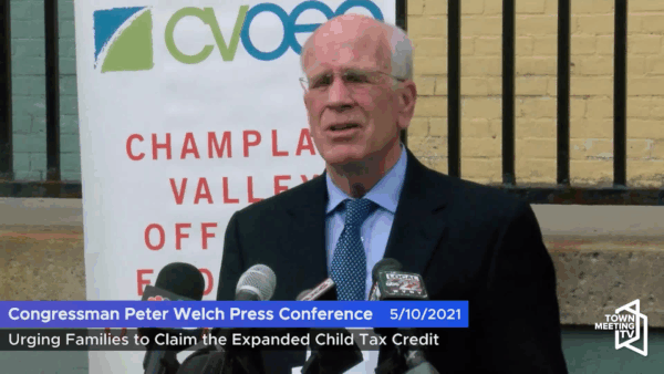 Rep. Welch- Urging Families to Claim Expanded Child Tax Credit