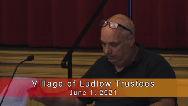 Village of Ludlow Board of Trustees 6/1