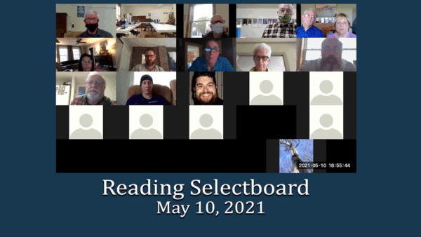 Reading Selectboard 5/10