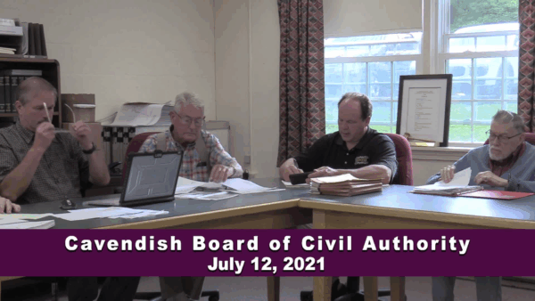 Cavendish Board of Civil Authority 7/12