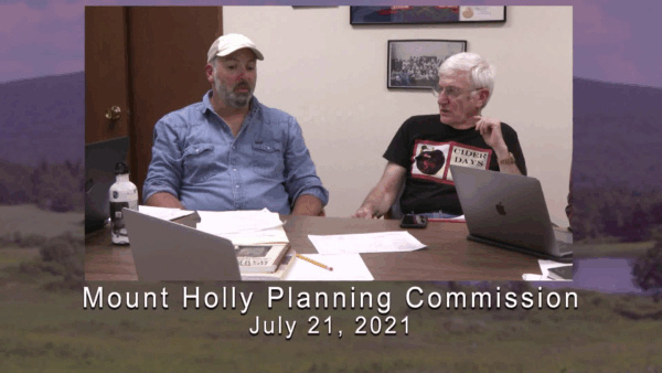 Mount Holly Planning Commission 7/21