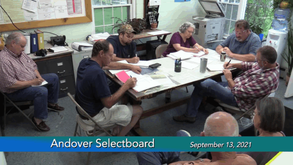 Andover Selectboard 9/13