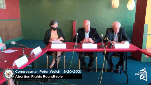 Rep. Welch & Sen. Sanders- Abortion Rights Roundtable