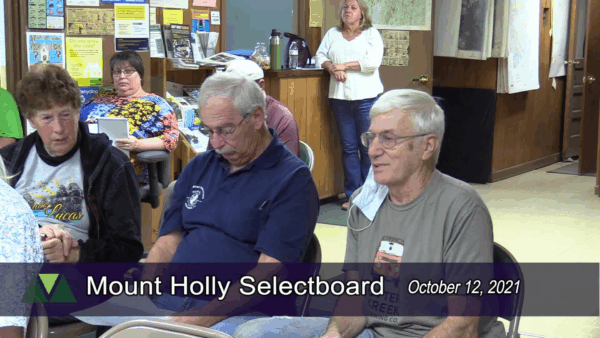 Mount Holly Selectboard 10/12