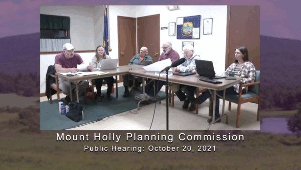 Mount Holly Planning Commission 10/20