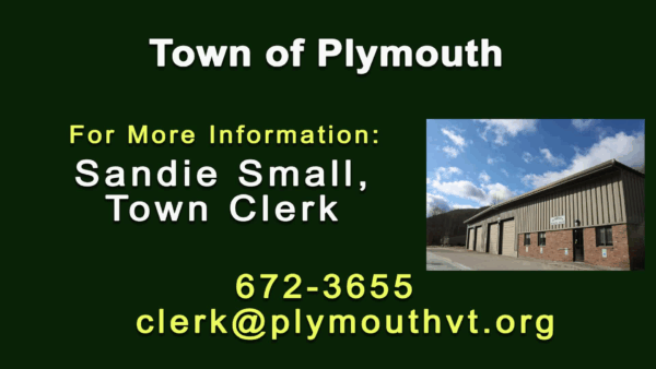 Plymouth Selectboard 11/01
