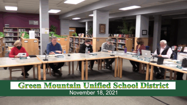 Green Mountain Unified School District 11/18