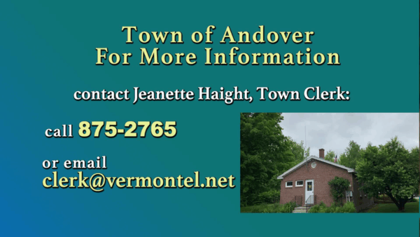 Andover Selectboard 11/22