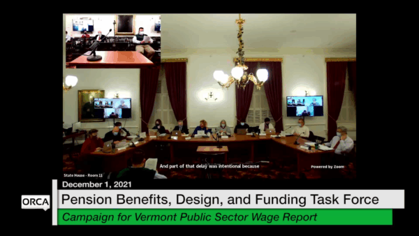 Campaign for VT Public Sector Wager Report