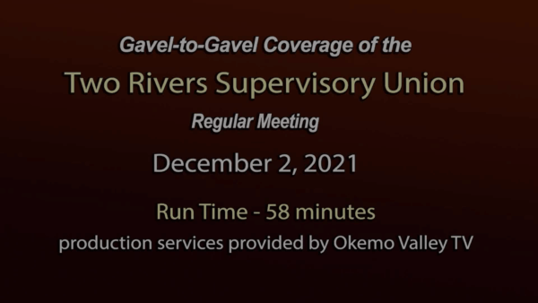 Two Rivers Supervisory Union 12/2