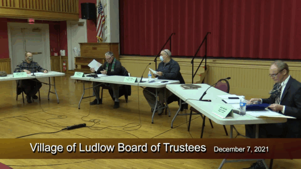 Village of Ludlow Board of Trustees 12/7