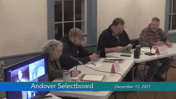 Andover Selectboard 12/13