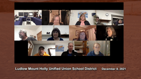Ludlow-Mt. Holly Unified Union School District 12/8