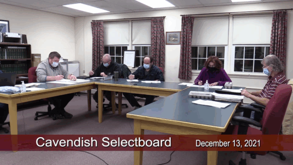 Cavendish Selectboard 12/13