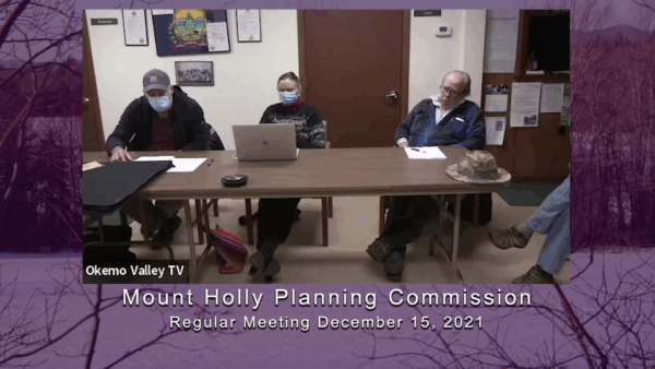 Mount Holly Planning Commission 12/15