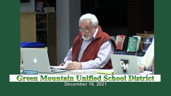 Green Mountain Unified School District 12/16
