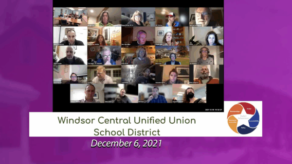Windsor Central Unified Union School District 12/6