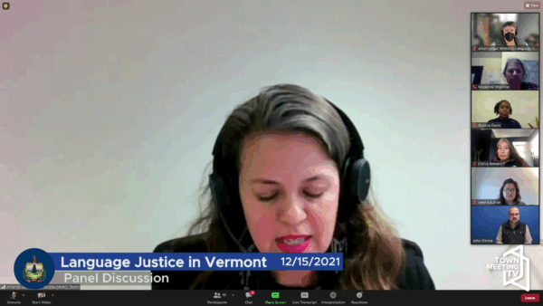 Language Justice in Vermont- Panel Discussion
