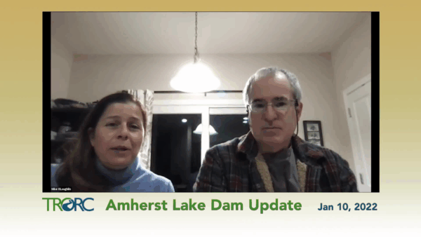 Amherst Lake Dam Update