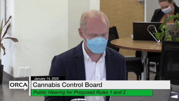 Cannabis Control Board Public Hearing 1/14