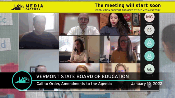 Vermont State Board of Education 1/19