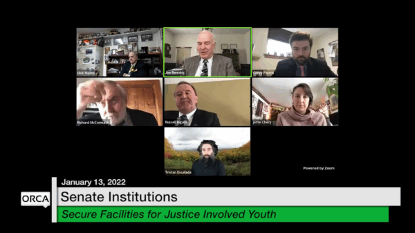 VT Senate Institutions Committee pt1 1/13