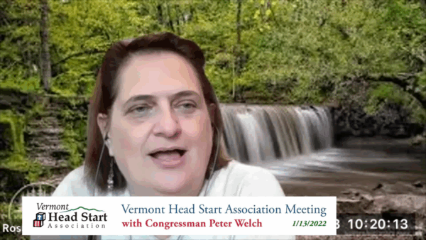 VT Head Start w/ Rep. Welch- Build Back Better