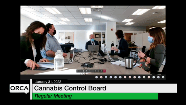 Cannabis Control Board 1/31