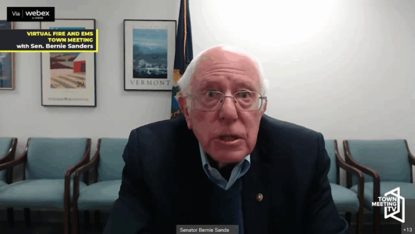 Sen. Sanders- Fire & EMS Virtual Town Meeting