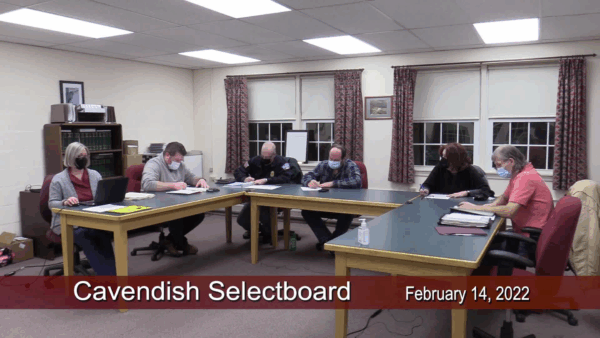 Cavendish Selectboard 2/14