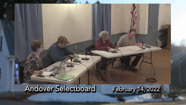 Andover Selectboard 2/14