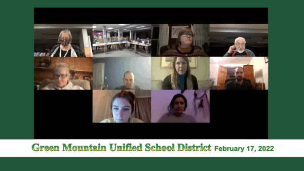 Green Mountain Unified School District 2/17