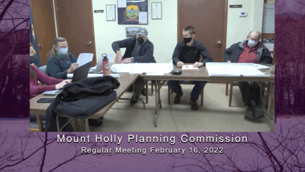 Mount Holly Planning Commission 2/16
