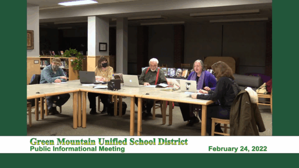 Green Mtn. Unified School Dist. Annual Info. Meeting 2/24