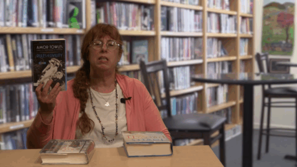 Amor Towles Books at Cavendish Library