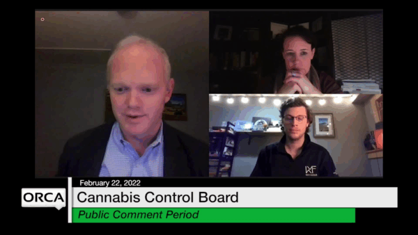 Cannabis Control Board- Public Comment 2/22