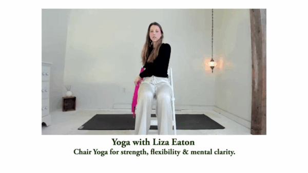 Yoga w/ Liza- Chair Yoga for Strength, Flexibility & Clarity
