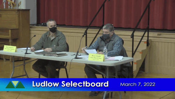 Ludlow Selectboard 3/7