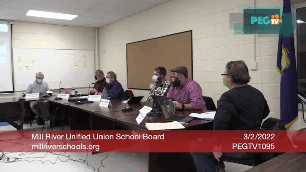 Mill River Unified Union School Board 3/2
