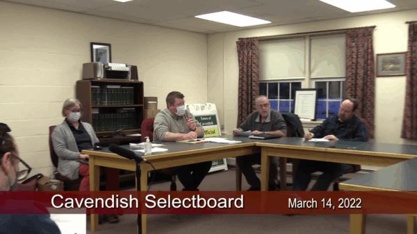 Cavendish Selectboard 3/14