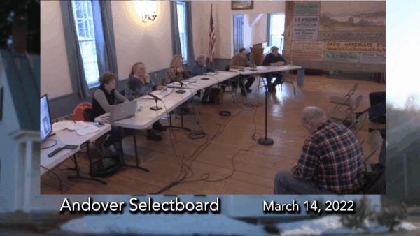 Andover Selectboard 3/14